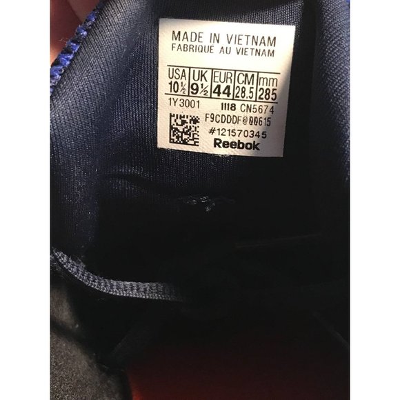 Reebok PT Prime Running Shoes Mens sz 10.5 Blue - Picture 13 of 13